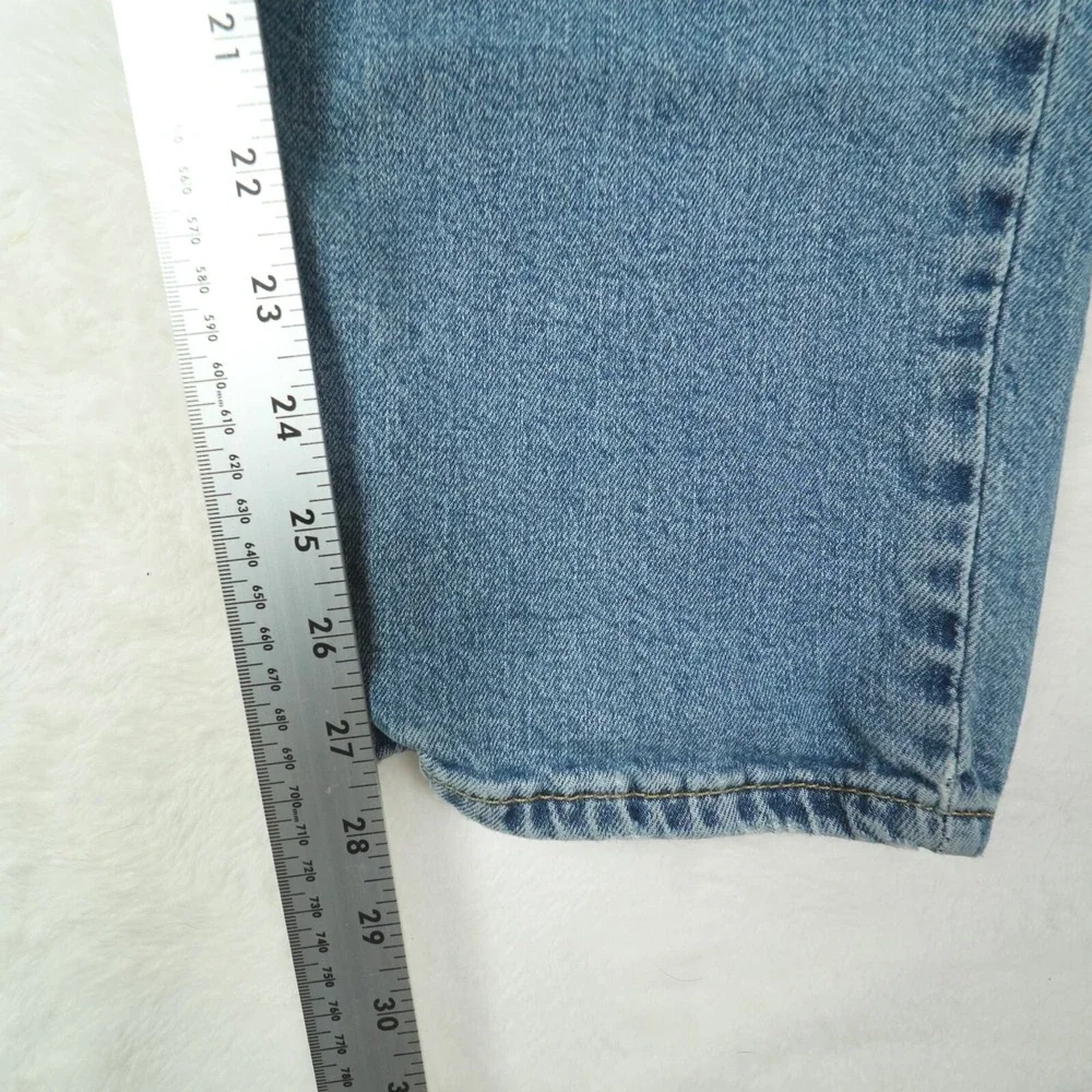 Levis 541 Athletic‎ Taper Mens Jeans Light Wash Blue 38x30 (Fits 37x28) Distress